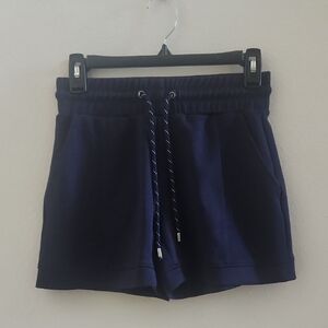 Cable And Gauge Studio Navy Blue Women's Shorts